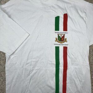 STANISLAUS FOOD PRODUCTS ITALIAN TOMATO COMPANY T Shirt XL Cotton White VTG